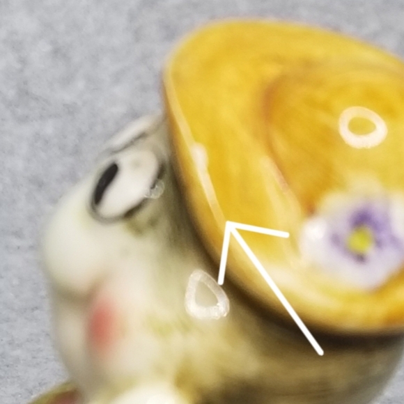 Vintage Mr&Mrs Turtle Top‎ Hat Salt and Pepper Shakers Set - Picture 10 of 14